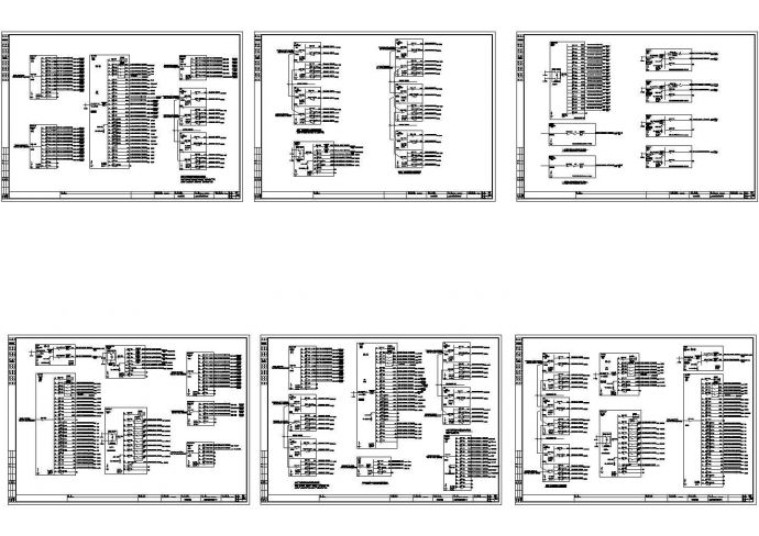 某医院综合楼二层配电箱系统全套CAD详细图纸_图1