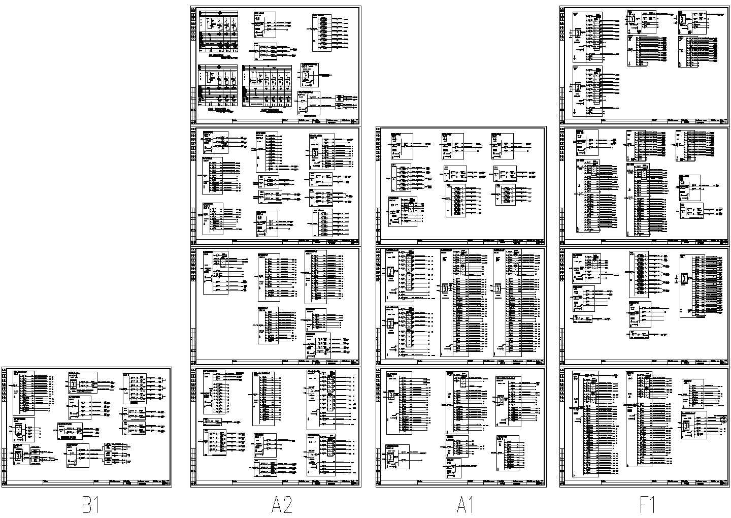 某职工总医院建筑配电箱系统全套CAD图