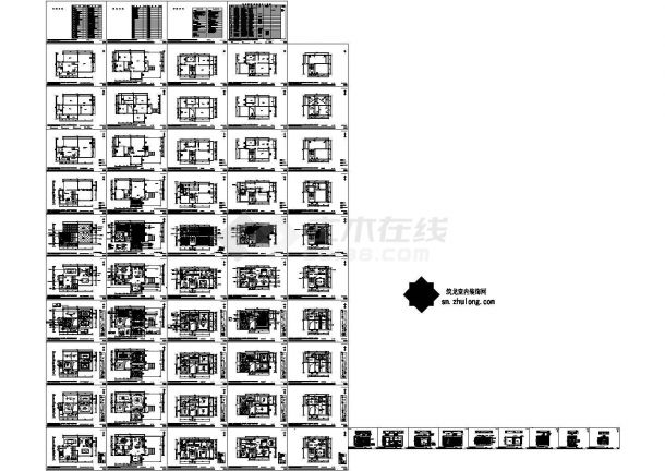  Nantong Garden House Luxury European Four storey Villa Decoration Drawing - Figure 2