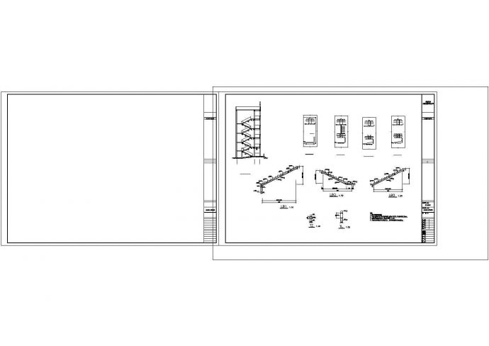 某5层中学框架结构教学楼建筑施工CAD图（独立基础）_图1