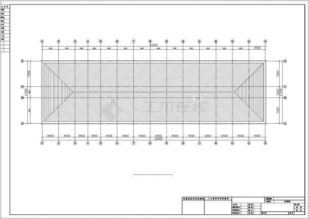 5185平米五层框架教学楼建筑结构毕业设计CAD图纸-图一