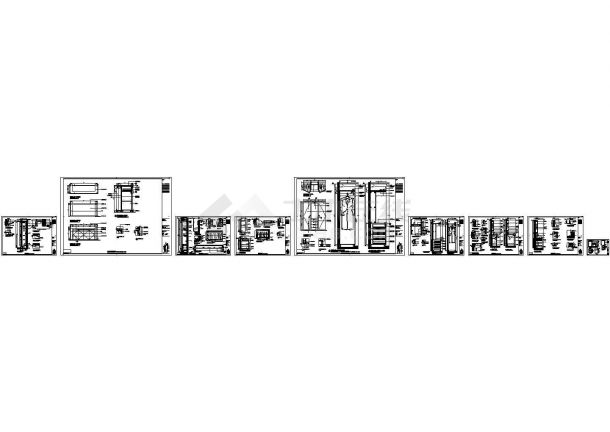 上海西郊1-3层别墅样板房施工图-图一