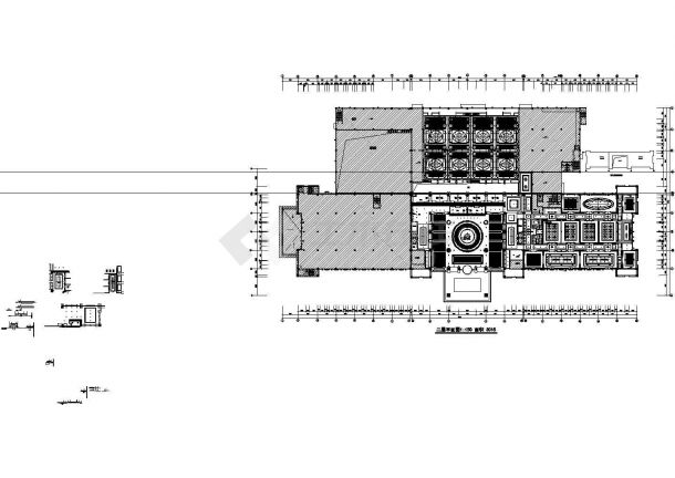 奢华五星级大酒店天花全套非常实用设计cad图纸-图一