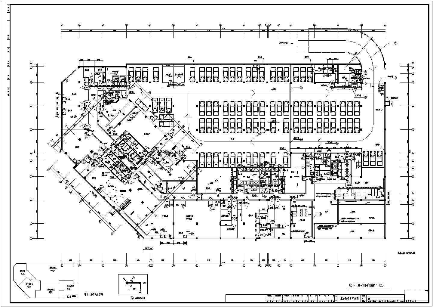 五星级酒店建筑设计全套CAD图