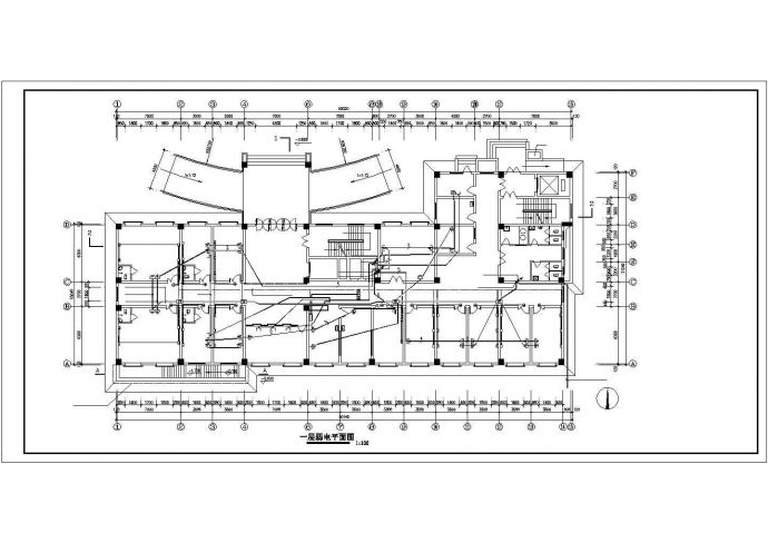 常州市某医院7层住院楼弱电系统施工设计CAD图纸_图1