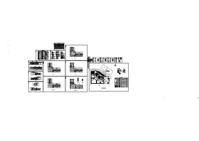 欧式多层宾馆全套建筑设计CAD图纸_图1