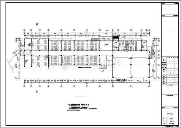 【浙江】10225㎡某学院六层教学楼电气施工CAD图-图二