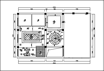 最新的天花顶棚设计cad图库大全(含81款设计图）-图二
