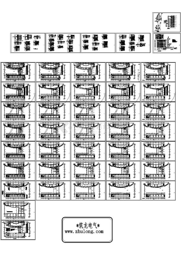 办公楼设计_某办公楼全套电气图纸-图二