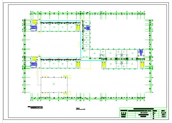 5层框架教学楼毕业设计（含计算书、部分建筑、结构图）_图1
