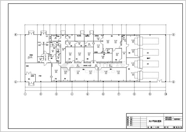 龙口市某胶丸洁净厂房初步设计CAD图纸-图二
