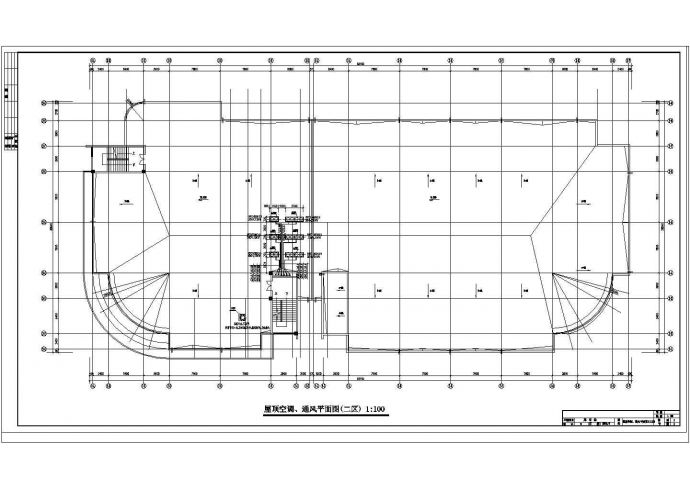 某小区居住区配套公共建筑空调系统设计施工CAD图纸_图1