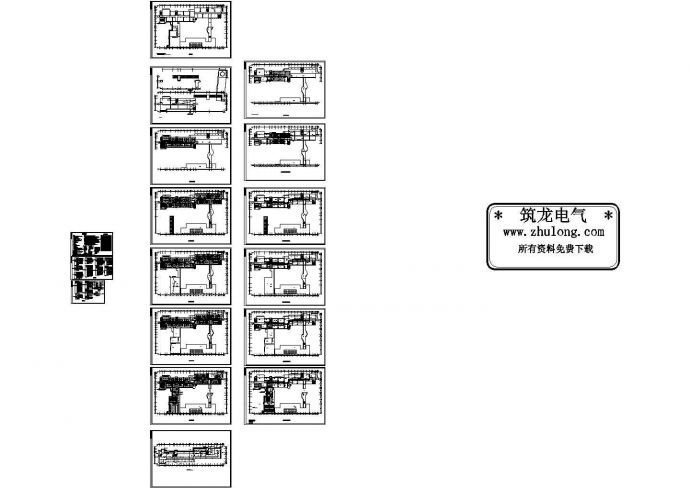 某1万多平地上五层教学楼电气设计图纸（地下一层），17张图纸_图1