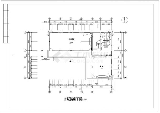 【宁波市】三层学校教学楼电气施工图纸，共10张图-图一