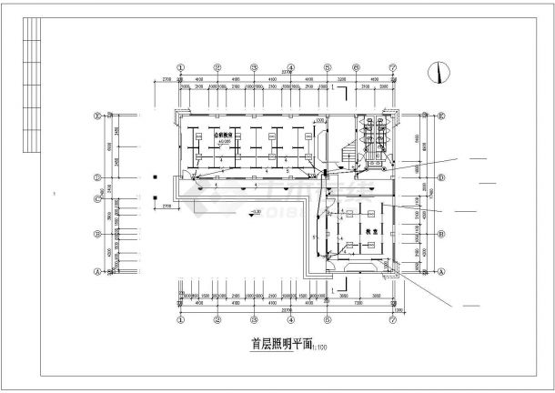 【宁波市】三层学校教学楼电气施工图纸，共10张图-图二