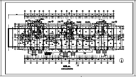 六层欧式住宅楼建筑施工cad图(带阁楼，地下室设计，共十九张)-图二
