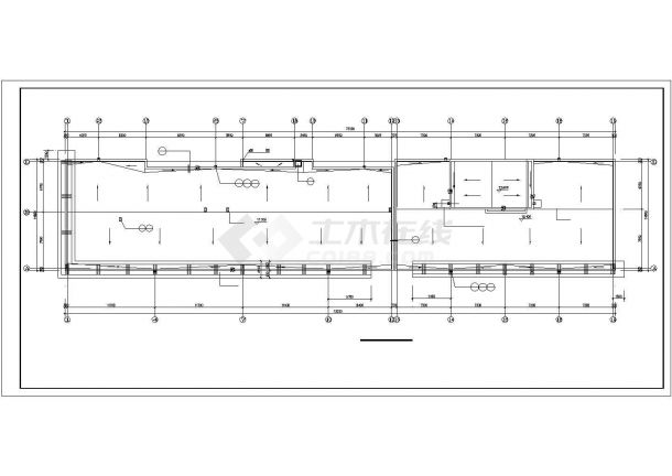 北京某互联网公司5900平米8层框架结构科技中心全套建筑设计CAD图纸-图一