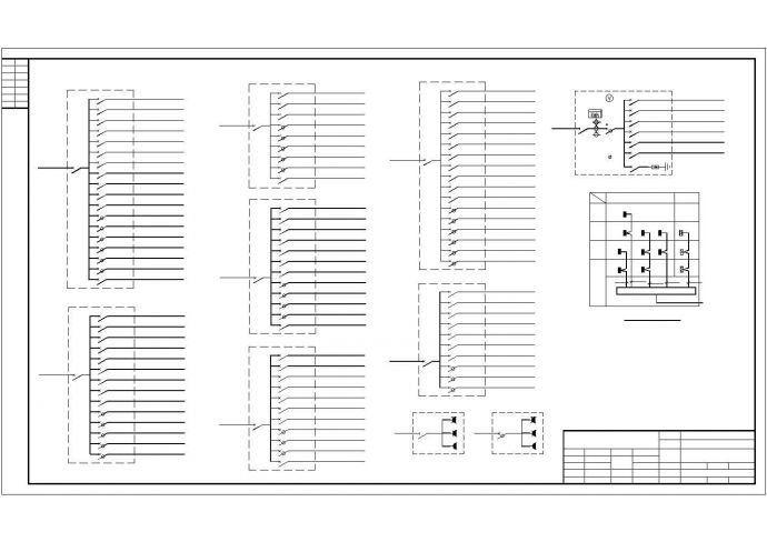 某小学四层教学楼全套电气设计施工CAD图纸_图1