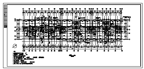 六层加跃层小区住宅楼全套建筑设计cad图(含标准层平面图，共十三张)-图一