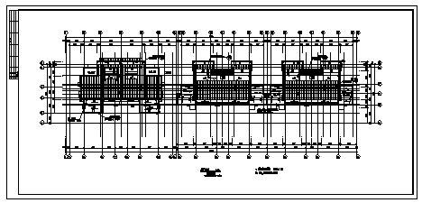 六层加跃层小区住宅楼全套建筑设计cad图(含标准层平面图，共十三张)-图二
