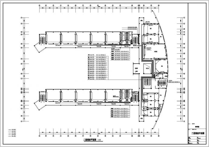 合肥某7736㎡四层框架结构教学楼电气设计_图1
