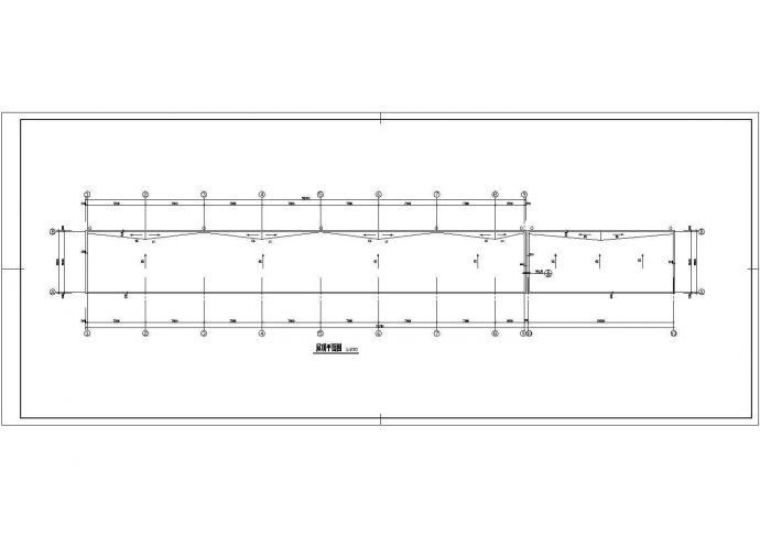 二层现代风商业楼施工CAD图纸_图1