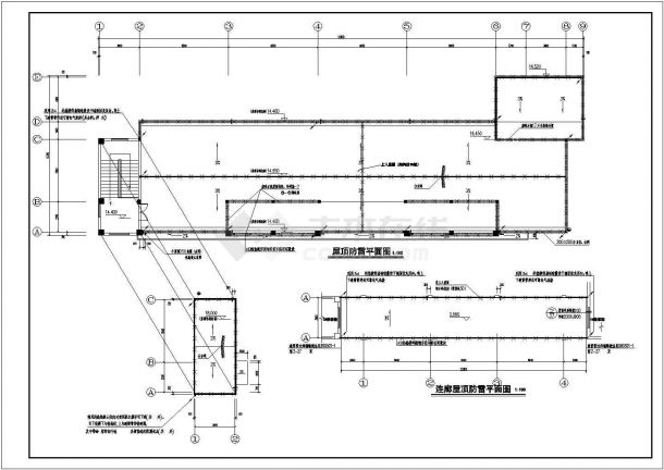 [安徽]1865.54㎡四层学校教学楼强弱电施工CAD图-图一
