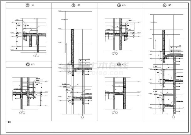 某城市中高层商住楼建筑全套设计施工CAD图纸-图一