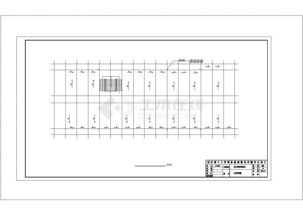 4371.84平米四层中学教学楼框架结构毕业设计（含计算书、建筑、结构图）-图一