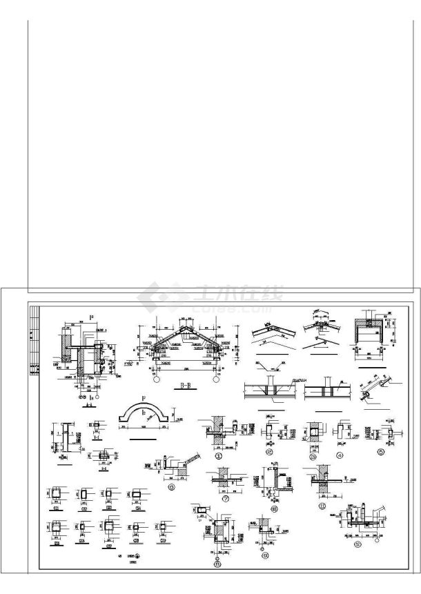 某地区长60米 宽17.2米 6层砌体小区住宅楼结构施工图（设计说明）-图二