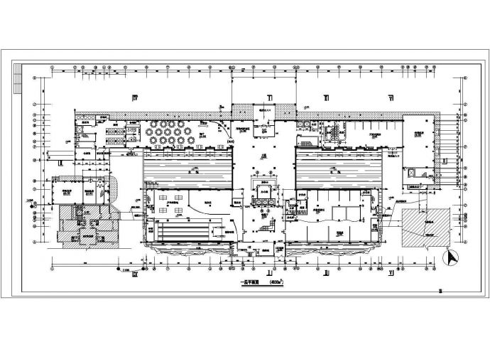 4层15091平米古建筑宾馆建筑设计图【各层平面 5立5剖（无屋顶平面）】.cad_图1