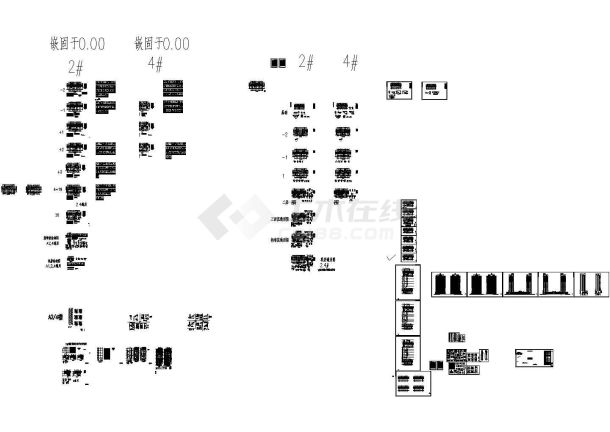 剪力墙住宅建筑整套施工设计图-图一