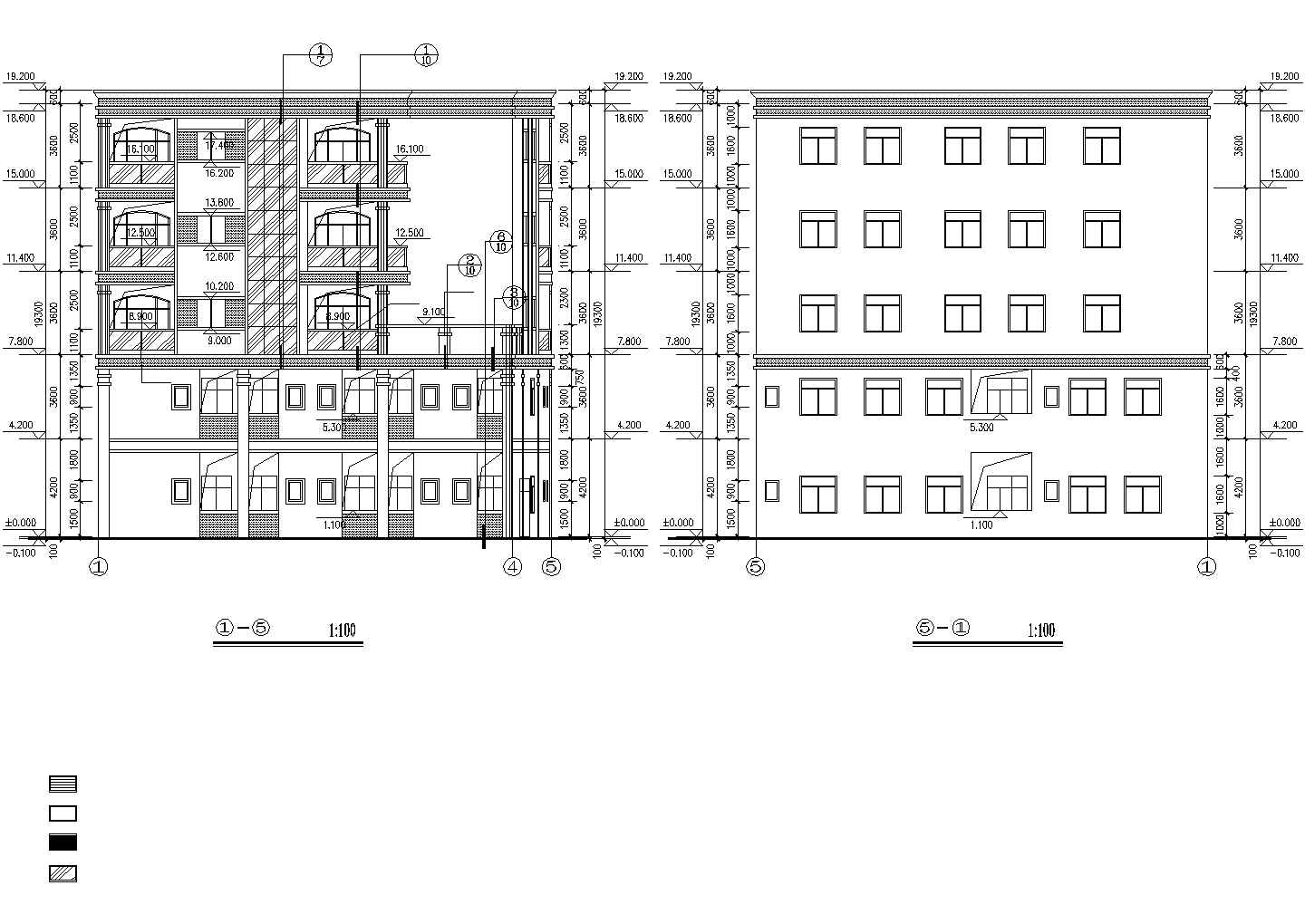 某住宅出租屋CAD建筑施工图
