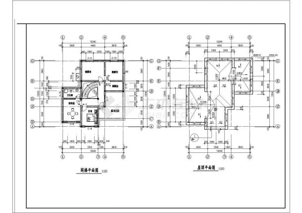 私宅设计CAD建筑施工图-图二