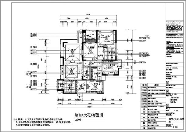 金河谷商品住宅小区欧式风格装修设计CAD图纸-图二