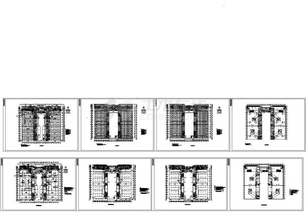厂房设计_厂房电气施工图全CAD（动力，系统、照明、弱电）-图二