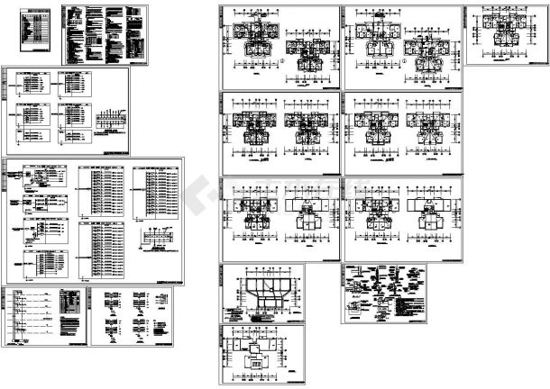 【广西】某高层住宅小区配电施工全套CAD详图-图一