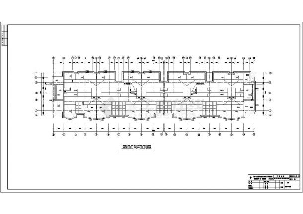 龙泉湖滨多层住宅楼给排水设计cad全套扩初施工图（含设计说明，含2栋设计）-图一