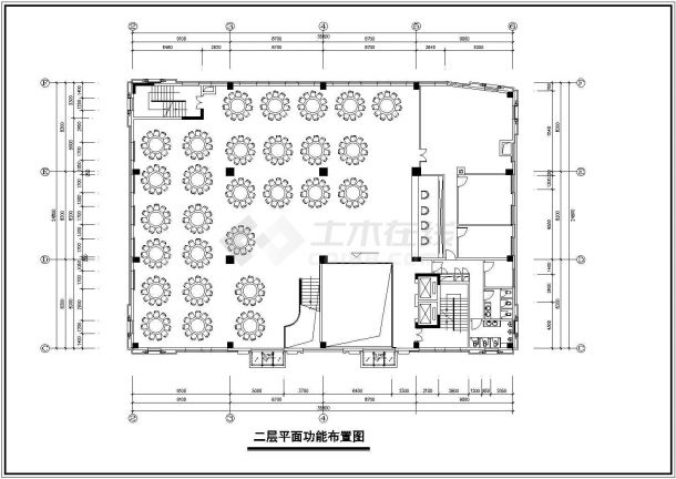 某城市花园式酒店建筑设计施工CAD图纸-图一