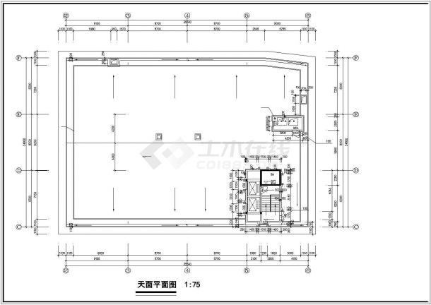 某城市花园式酒店建筑设计施工CAD图纸-图二