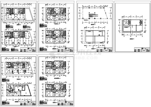 办公楼设计_高层办公楼电气施工CAD图纸-图二