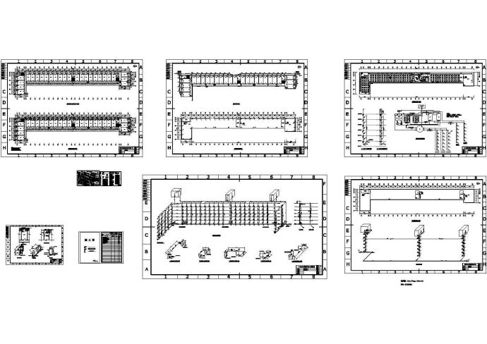 某6层学生宿舍楼给排水施工CAD全套方案图_图1