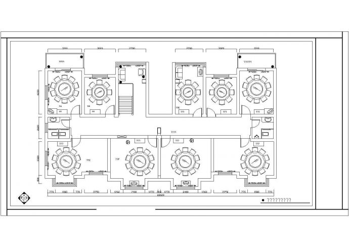 某度假高级多层酒店建筑设计方案施工CAD图纸_图1