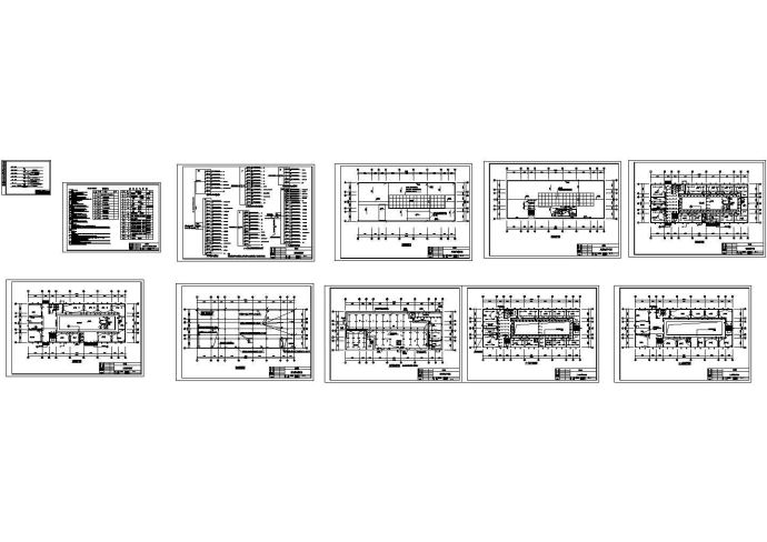 某大型住宅楼电气设计CAD详图_图1