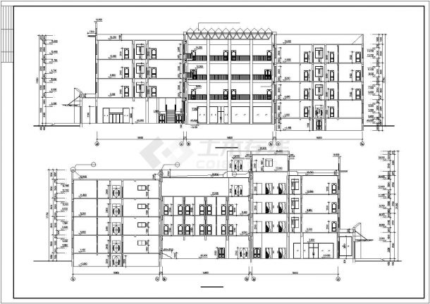 某城市高层宾馆建筑洗浴部设计方案全套施工CAD图纸-图二