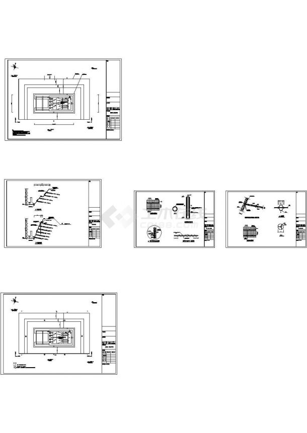 [浙江]污水泵站基坑土钉墙支护施工图（附计算模型）-图一