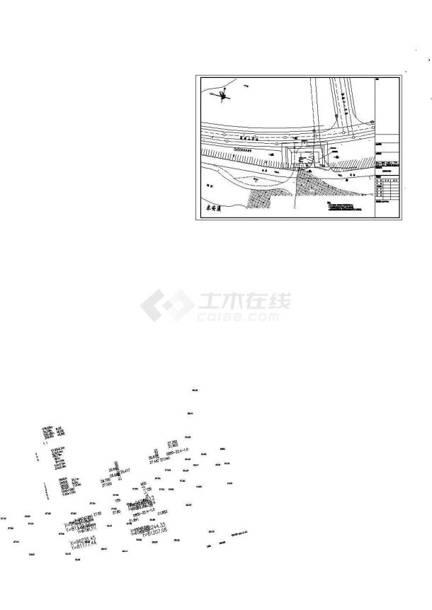 [浙江]污水泵站基坑土钉墙支护施工图（附计算模型）-图二