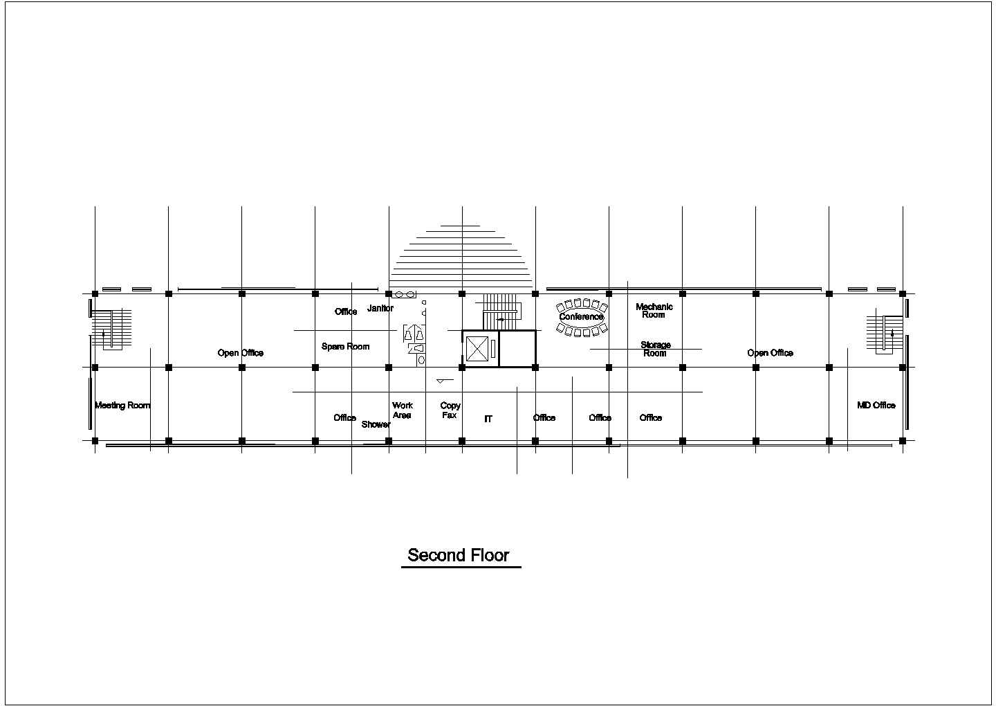 办公楼设计_厂房设计_某城市公司办公楼厂房建筑方案设计完整施工CAD图纸