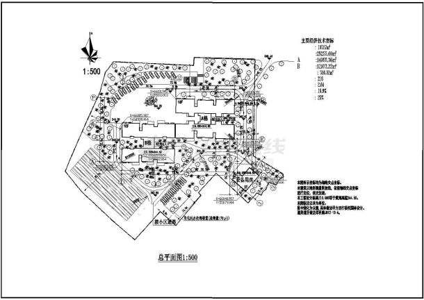 学校住宅楼建筑施工图-图二