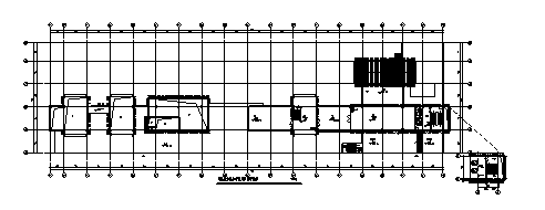 空调设计_某市六层带地下室商业街空调通风施工cad图纸-图二